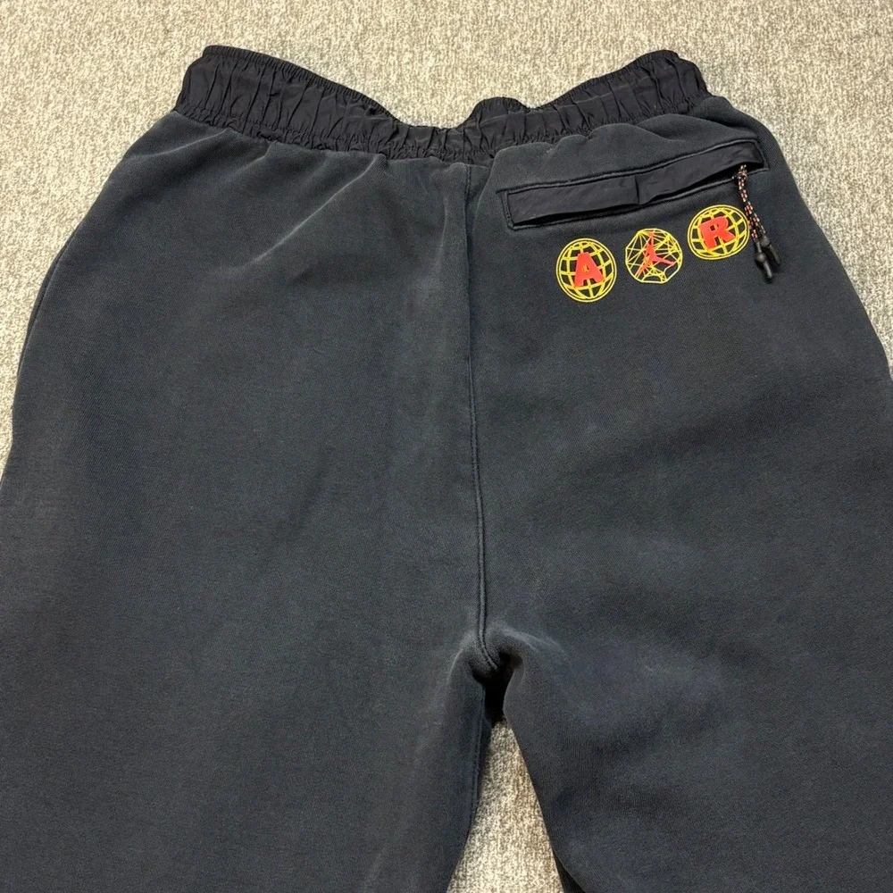 Nike Jordan Mind Over Matter Fleece Sweatpants Mens Small Black Joggers